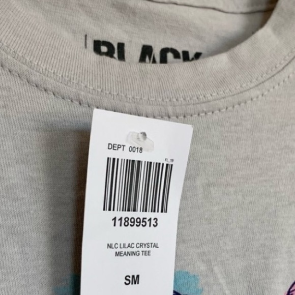 Hot Topic Grey Crystal Meanings T-Shirt Graphic Tee - Picture 8 of 8